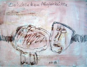 Zwischen den Möglichkeiten, 1999, 50x65cm